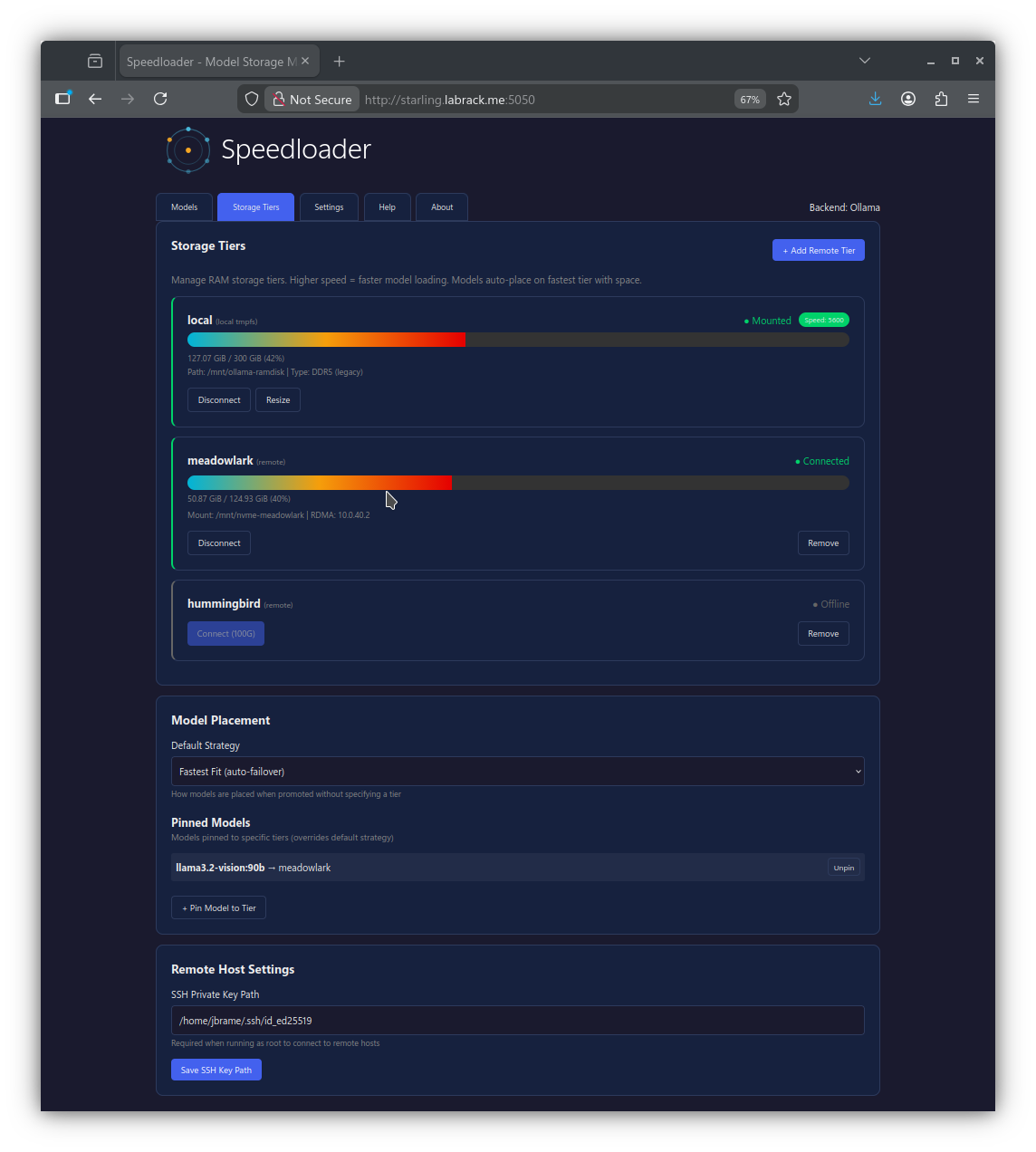 Speedloader Storage Tiers